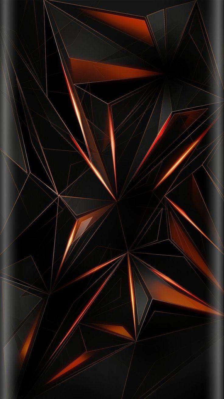 736x1308 Black Geometric Abstract Wallpaper - #Abstract #Black #Geometric #WALLPAPER. Geometric wallpaper iphone, Geometric abstract wallpaper, Abstract wallpaper