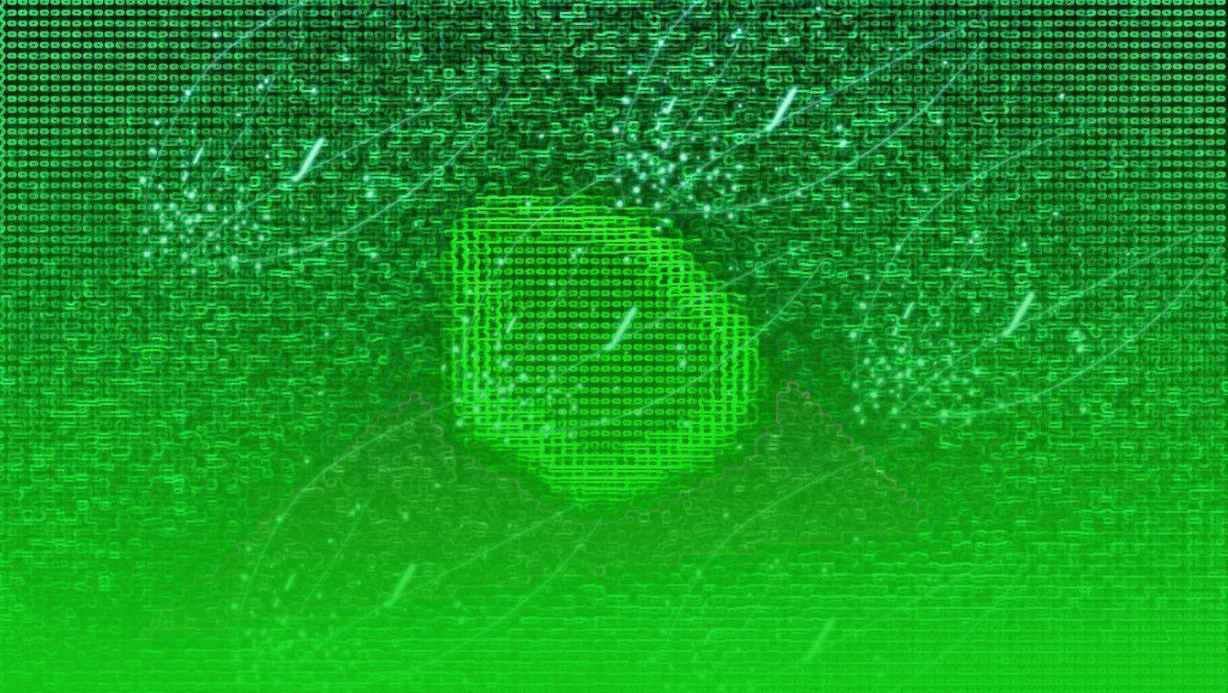 1360x768 Green Technology Wallpaper
