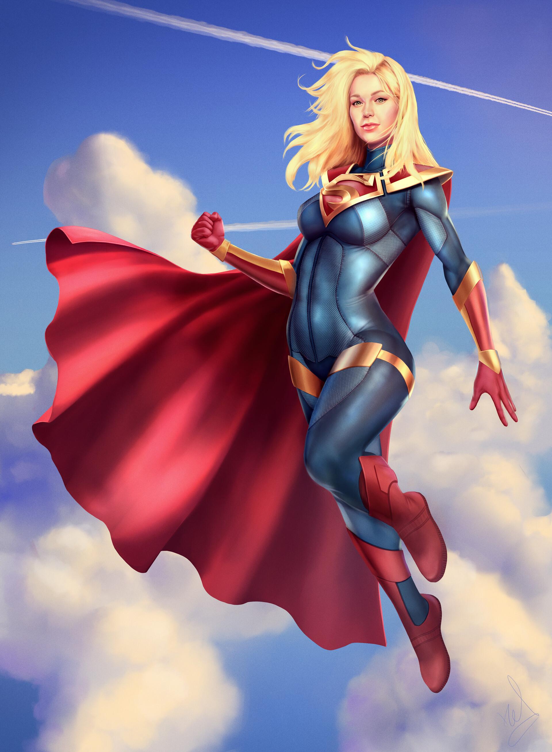 1920x2616 Supergirl Injustice 2 Benoist (fan art), Red Bakhmutov