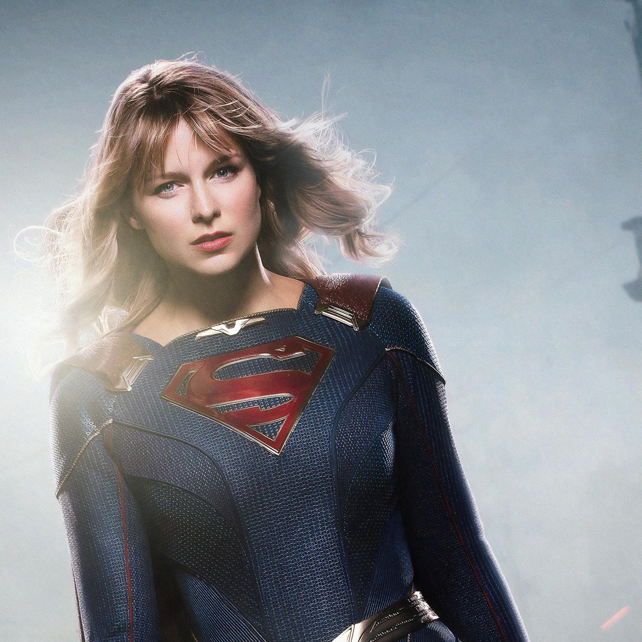 2048x2048 Wallpaper 4k Supergirl Season 5 Wallpaper