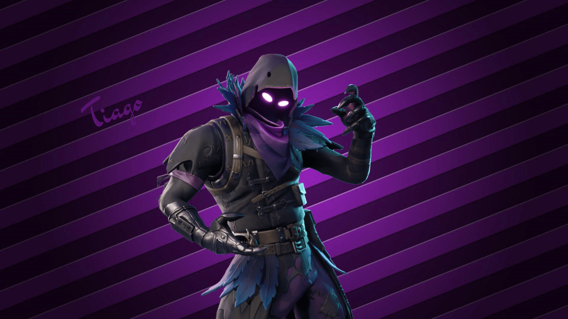 1920x1080 Raven Skin Fortnite iPhone Wallpaper
