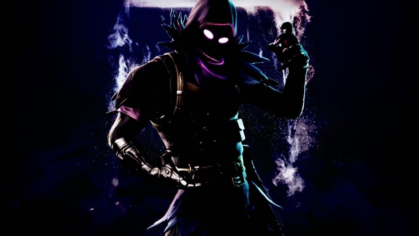 1366x768 Raven Fortnite HD Desktop Wallpaper 47975