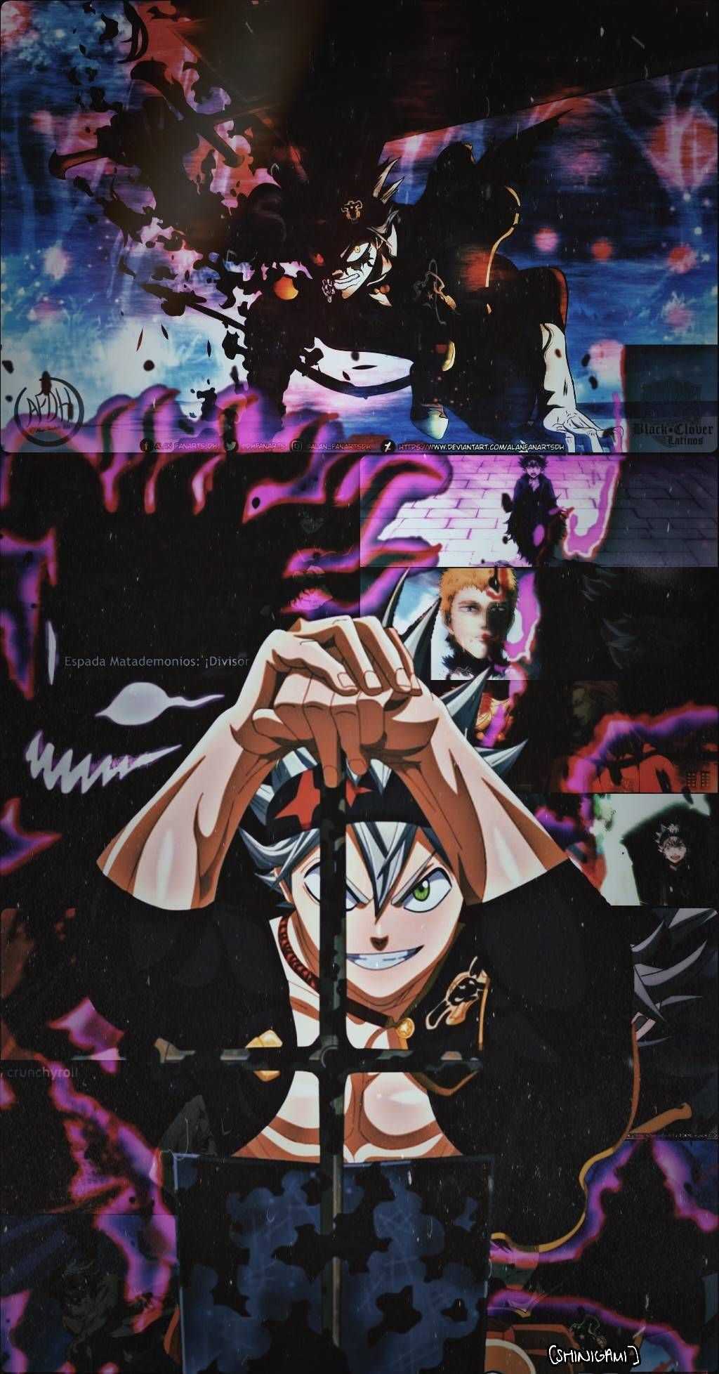 1024x1956 Black Clover Wallpaper