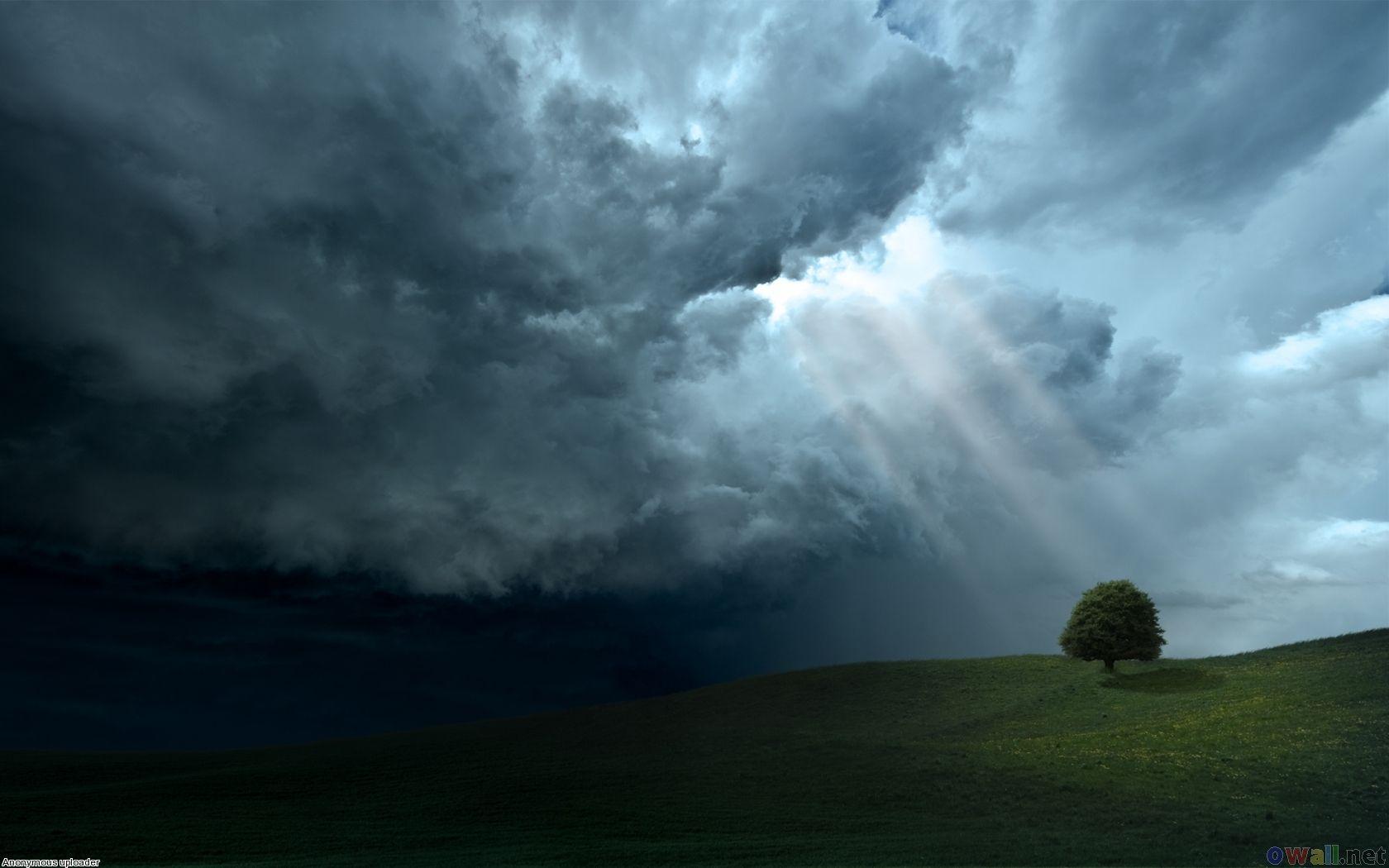 1680x1050 Cloudy Day Wallpaper