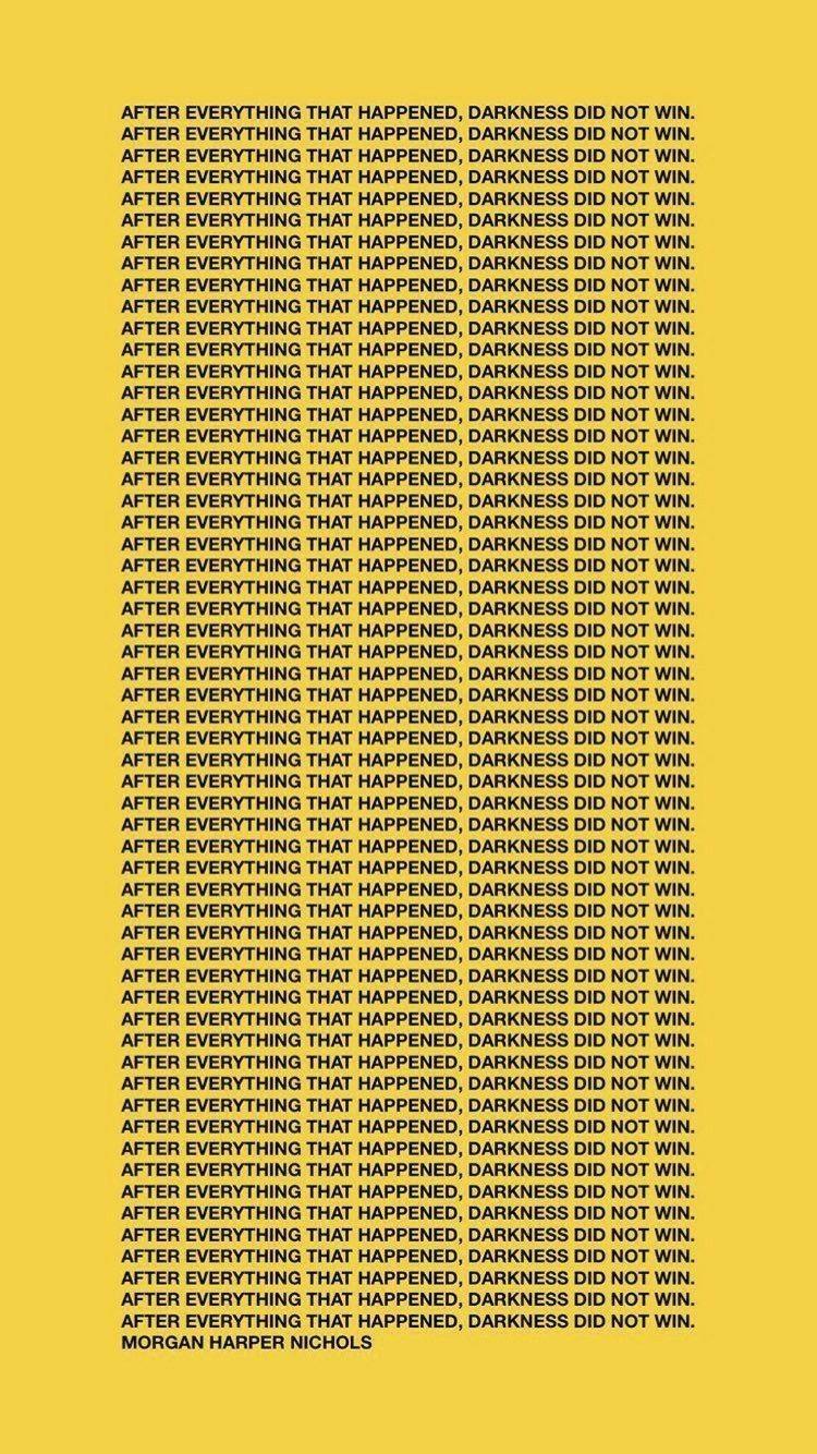 750x1334 Quotes. Wallpaper quotes, Yellow aesthetic, Yellow wallpaper