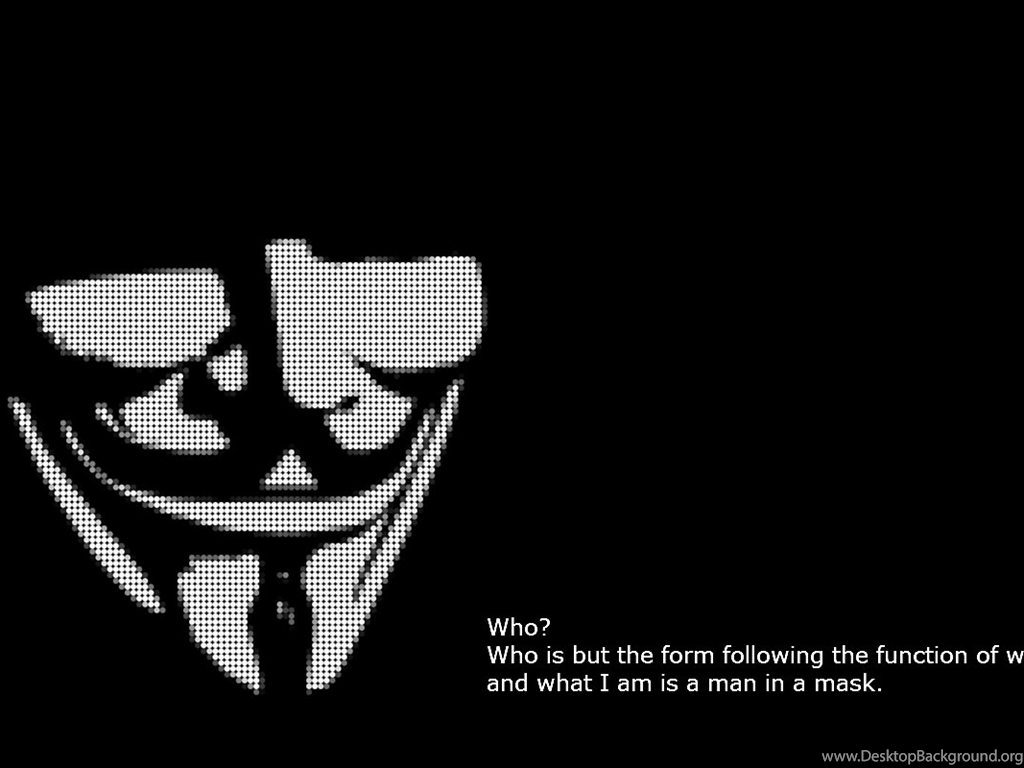 1024x768 V For Vendetta Wallpaper Desktop Background
