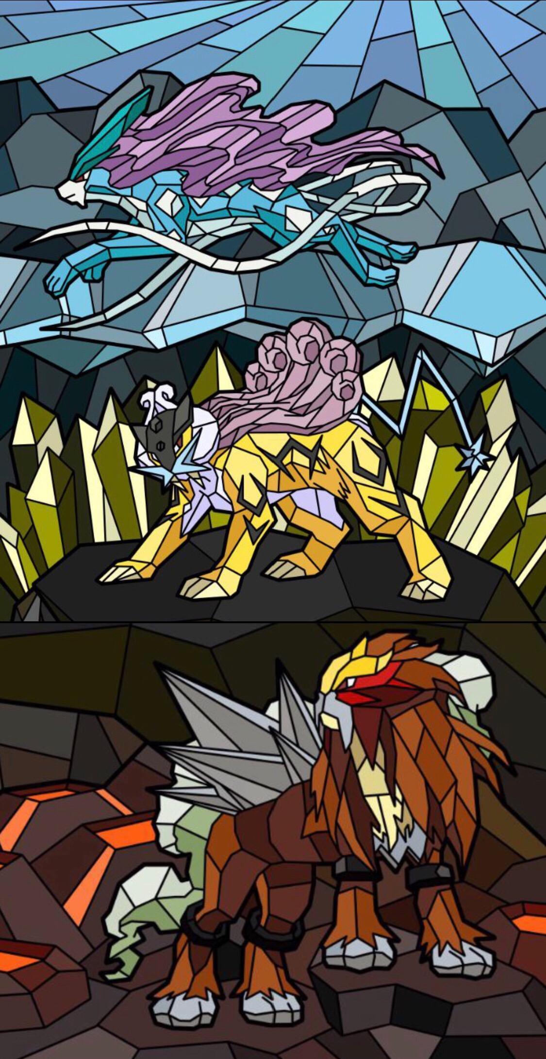1125x2180 Legendary Beasts wallpaper anyone? Made this a few days ago
