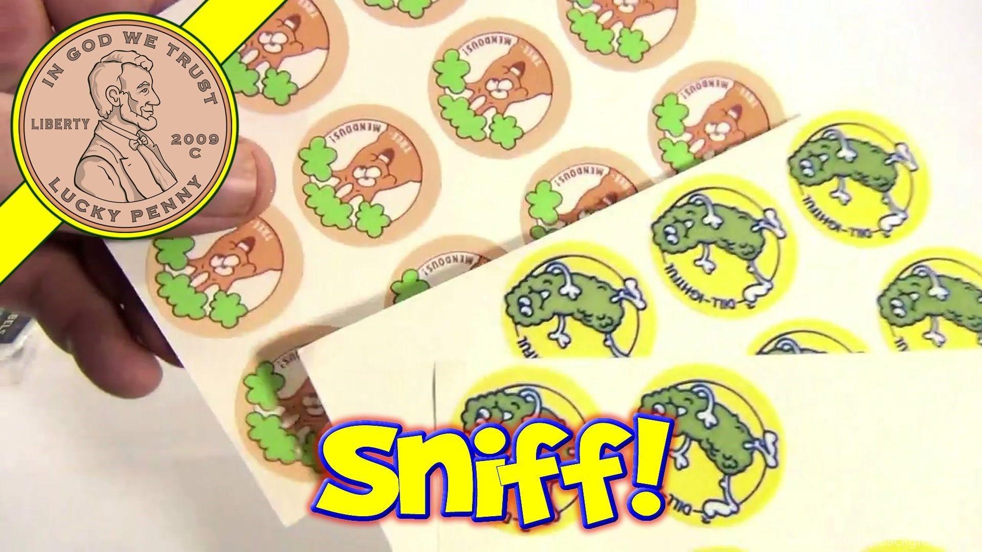 1920x1080 Scratch 'n Sniff Vintage 80's Stinky Stickers Party Time. Desktop