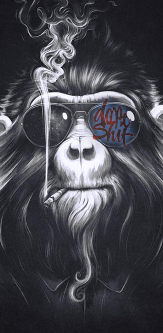 630x1280 Gorilla wallpaper