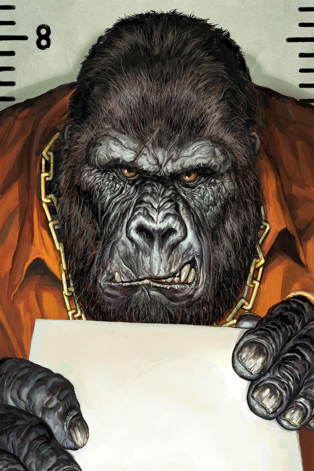 1000x1500 Animal Rights. Monkey art, Gorillas art, Gorilla tattoo