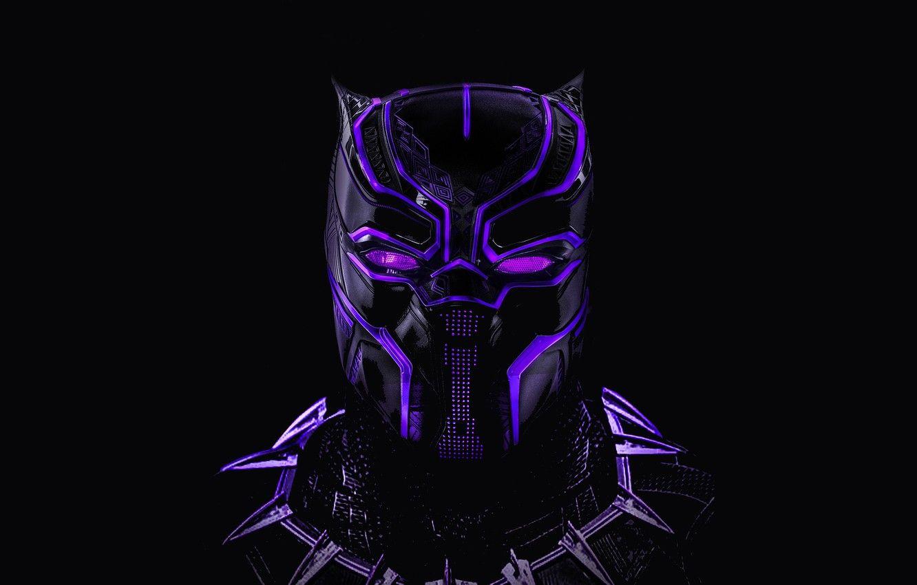 1332x850 Neon Black Panther Marvel Wallpaper, HD Neon Black Panther Marvel Background