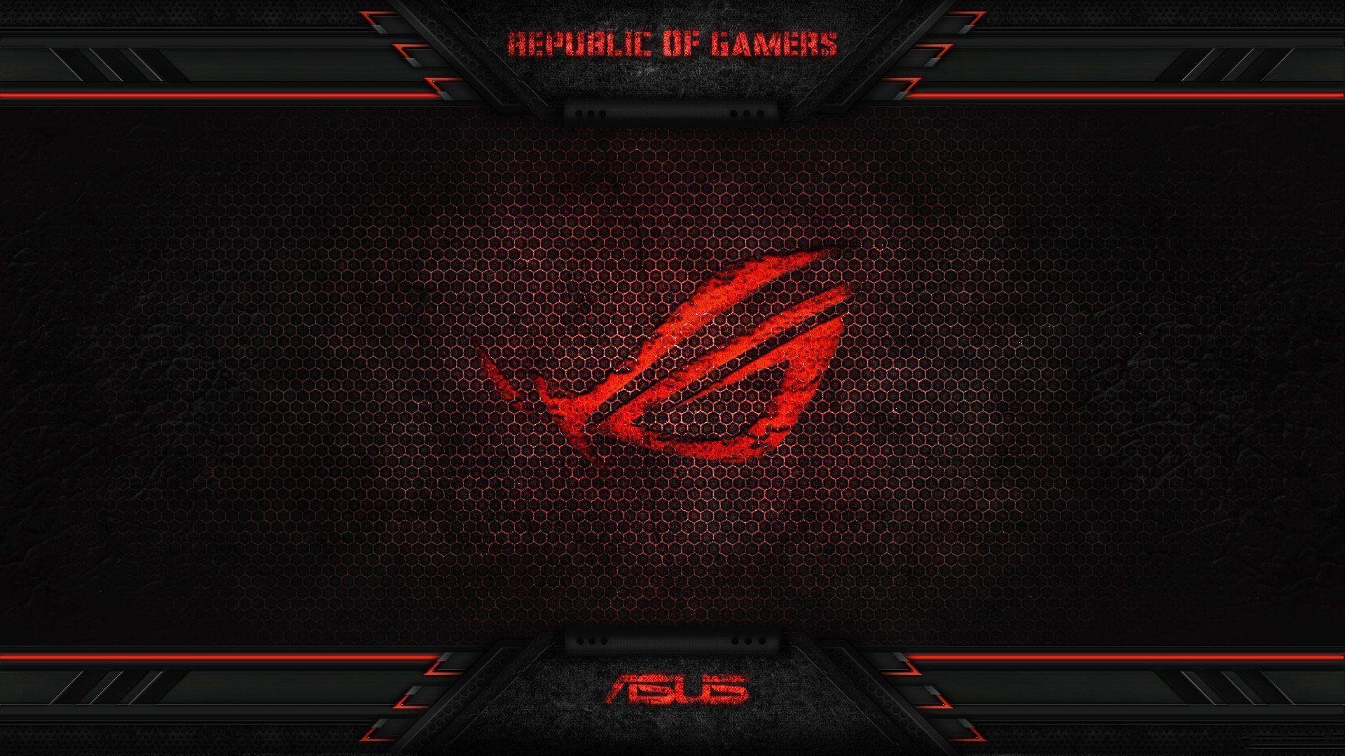 1920x1080 Red ROG Wallpaper