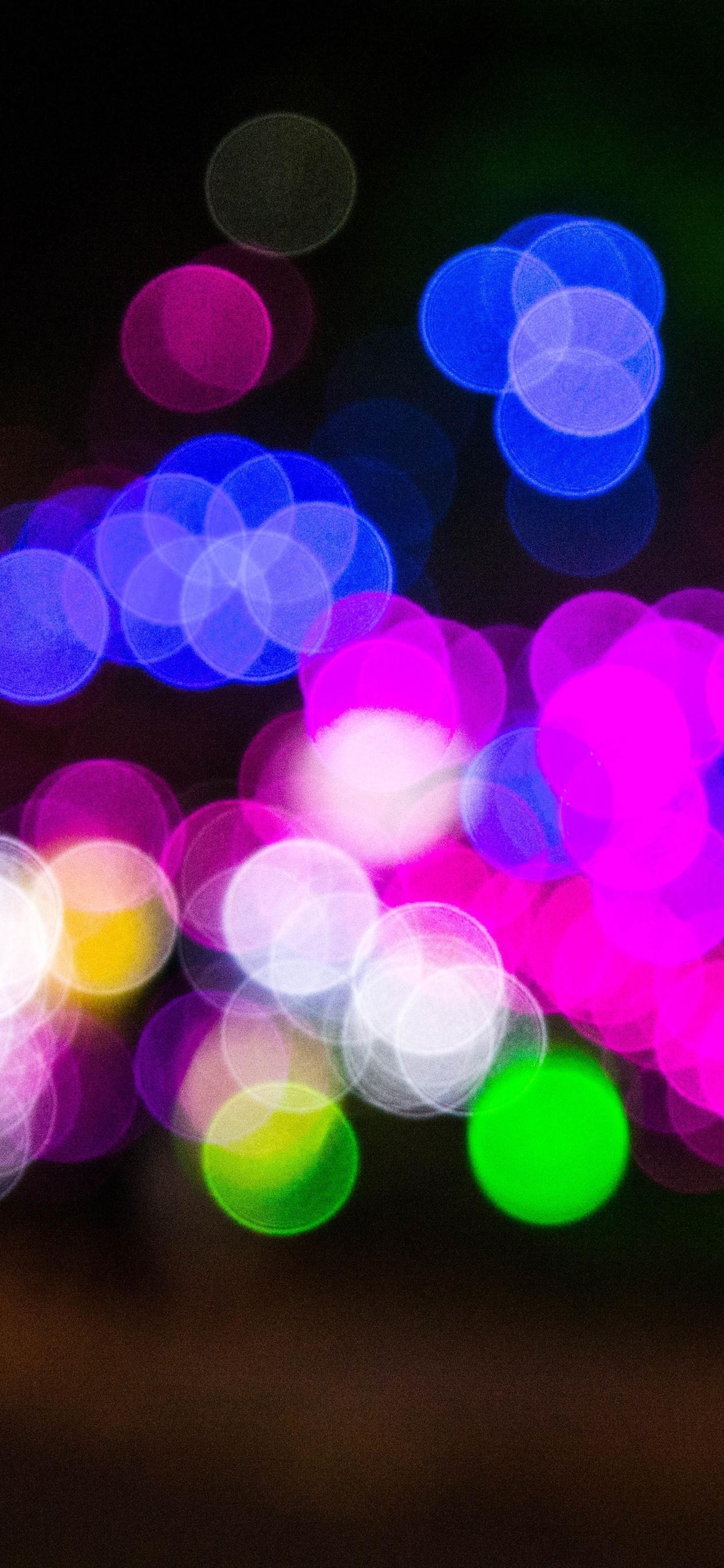 1242x2688 Colorful Light Circles, Blue, Pink, Green, White 1242x2688 IPhone 11 Pro XS Max Wallpaper, Background, Picture, Image