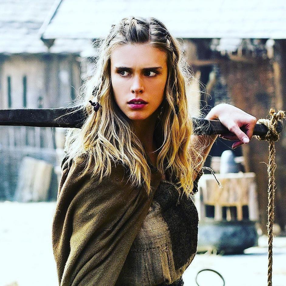 HD wallpaper: Gaia Weiss, Porunn, Vikings, 4K