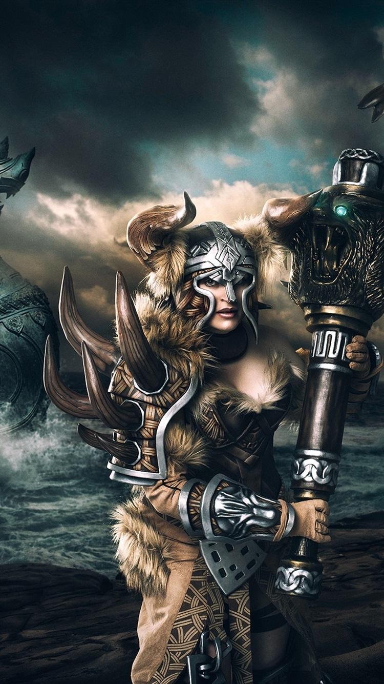 750x1334 Guild Wars, Vikings, Art Picture 750x1334 IPhone 8 7 6 6S Wallpaper, Background, Picture, Image