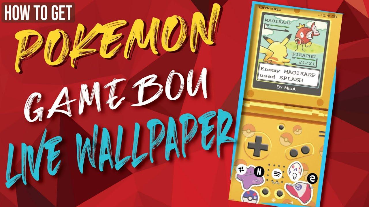 DIGITAL DOWNLOAD Pokemon Gameboy Wallpaper (Instant Download) 