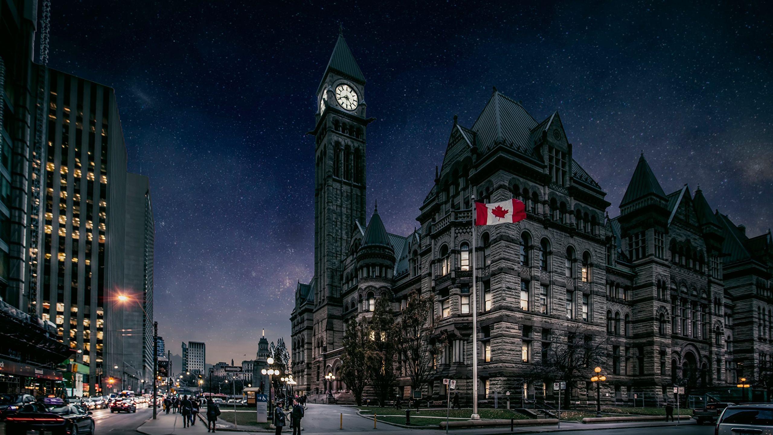 2560x1440 Toronto Street Wallpaper