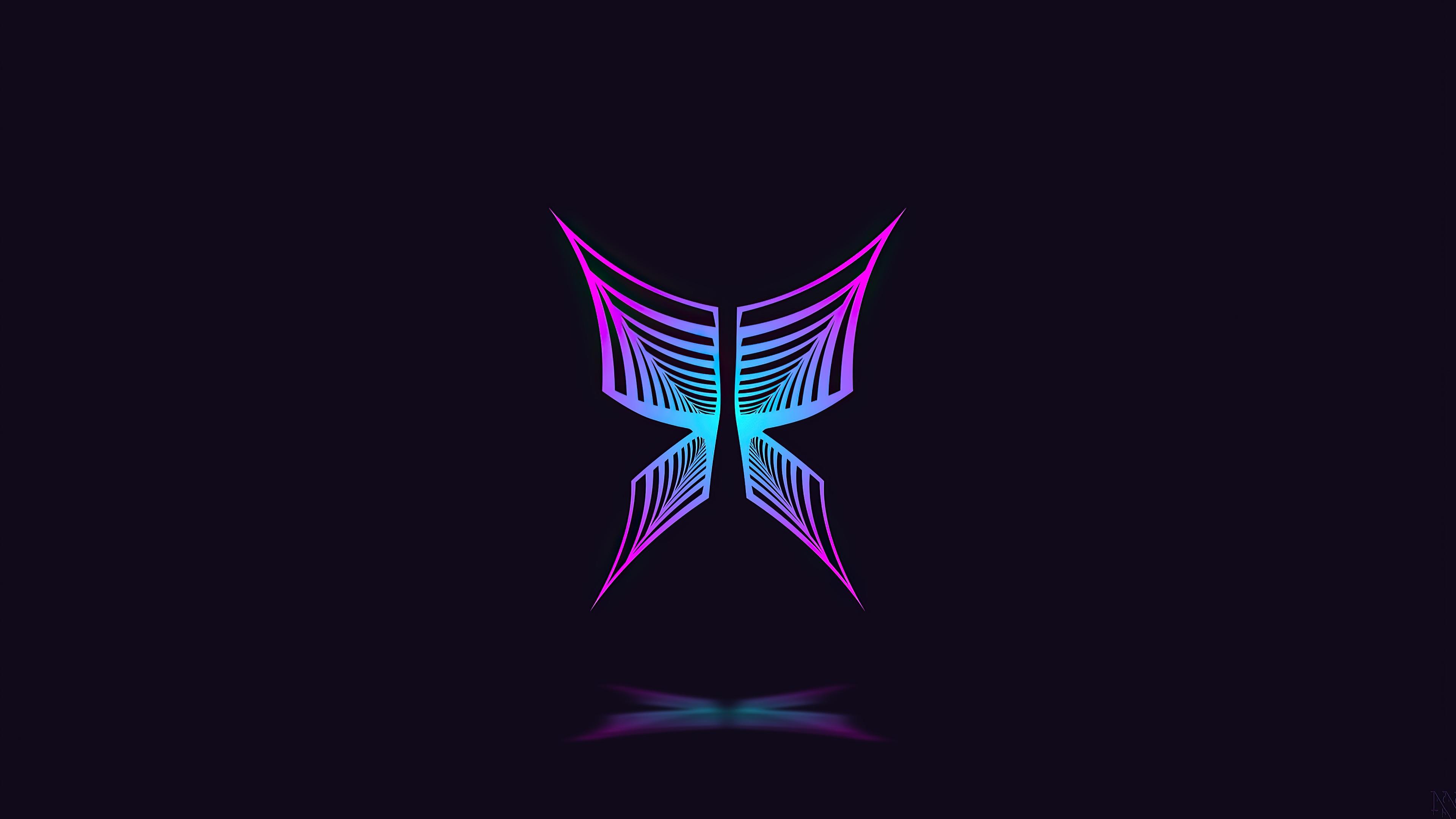 3840x2160 Wallpaper 4k Butterfly Digital Abstract Wallpaper