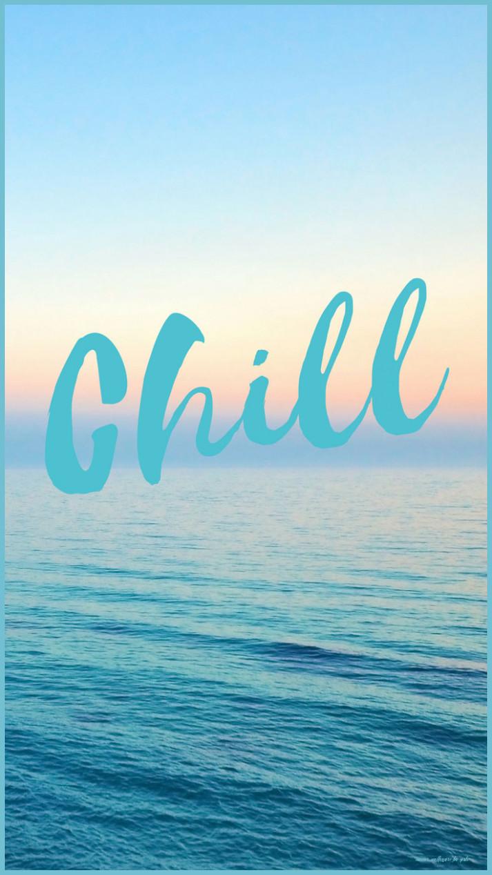 713x1268 Chill Quote Ocean Sunset iPhone 9 Plus Wallpaper / Wallpaper For Girls