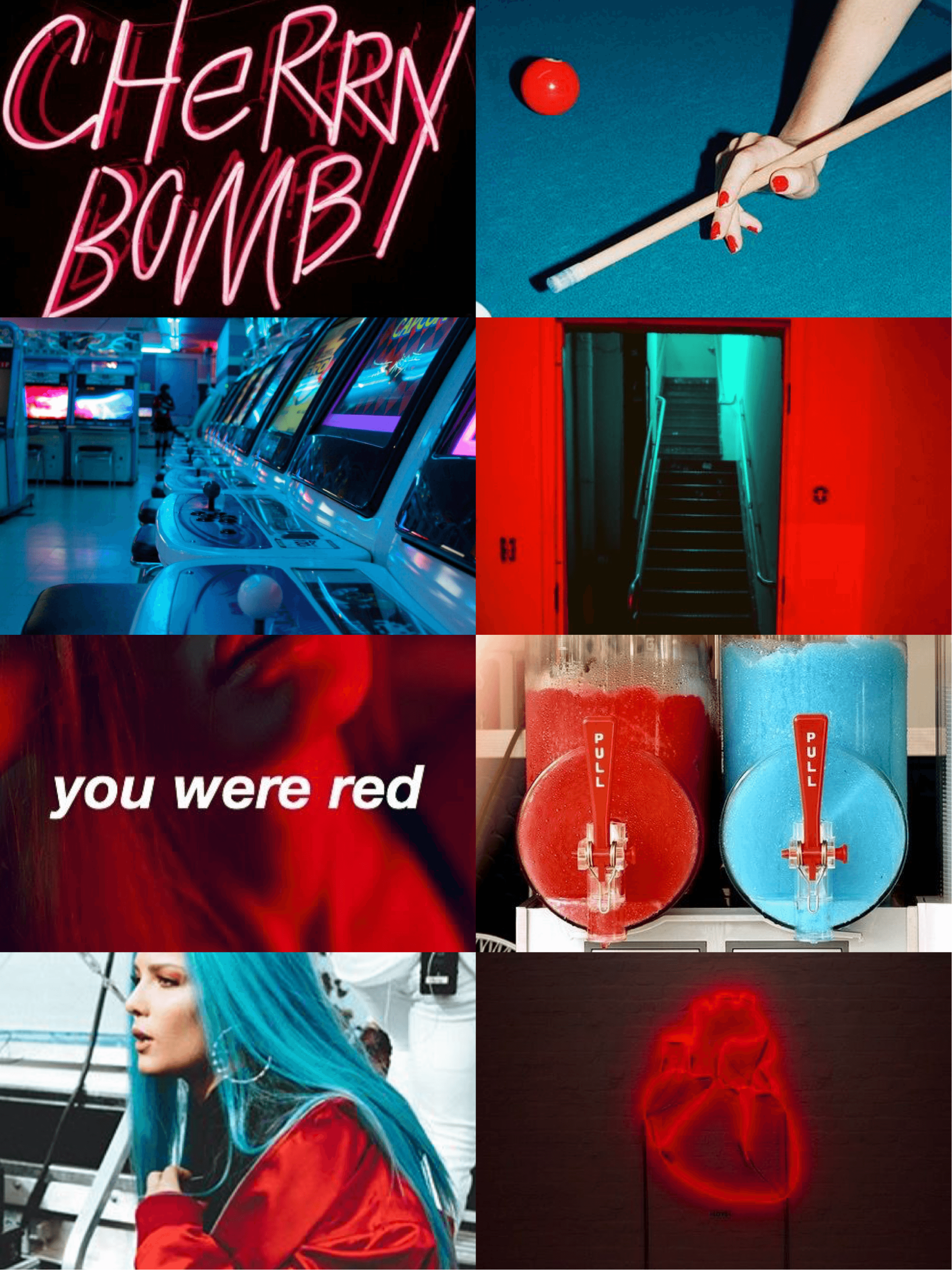 Red Blue Aesthetic Wallpapers Top Free Red Blue Aesthetic