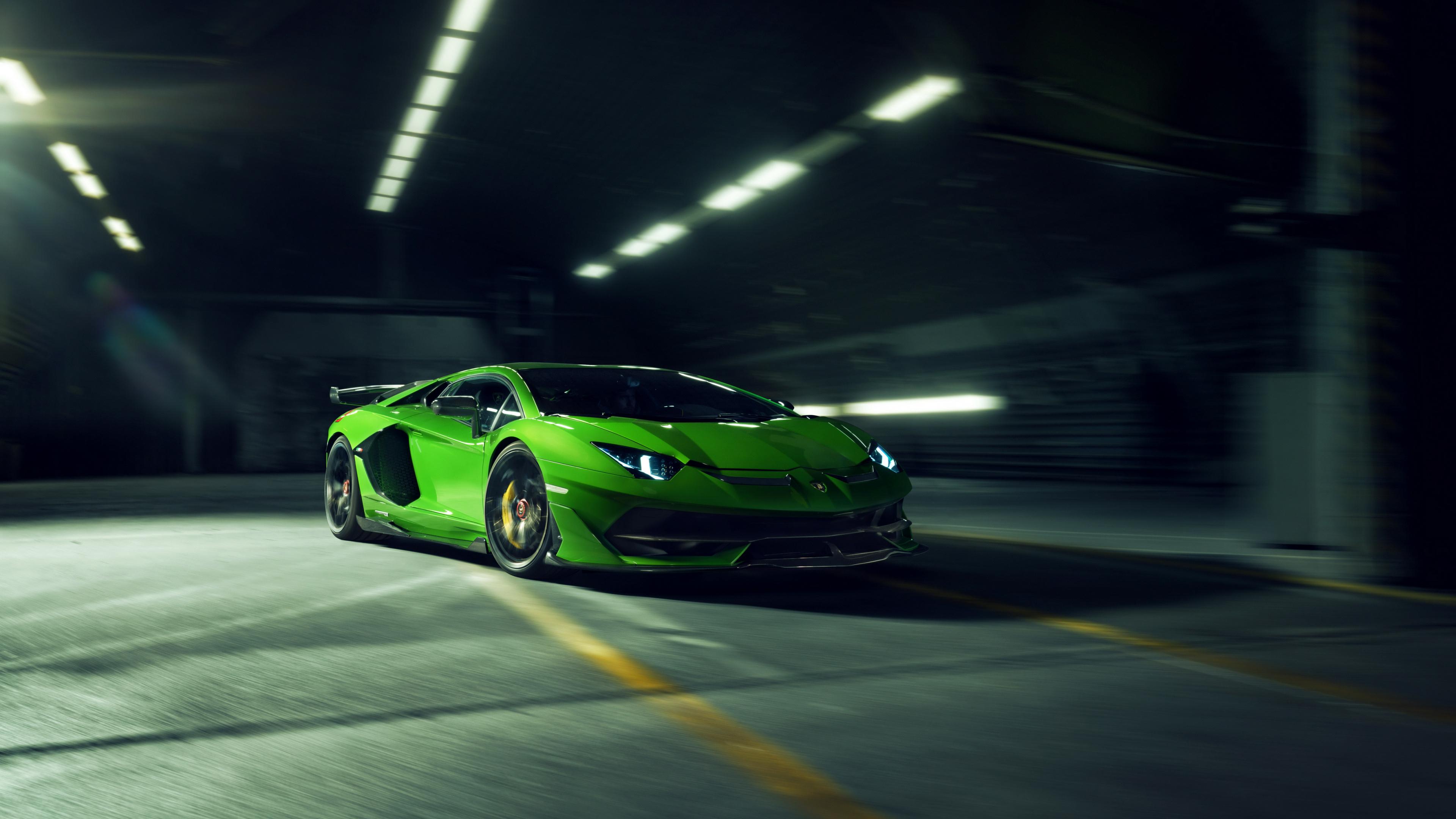 3840x2160 Download Lamborghini Aventador SVJ, 2019 car, green wallpaper, 3840x 4K UHD 16: Widescreen