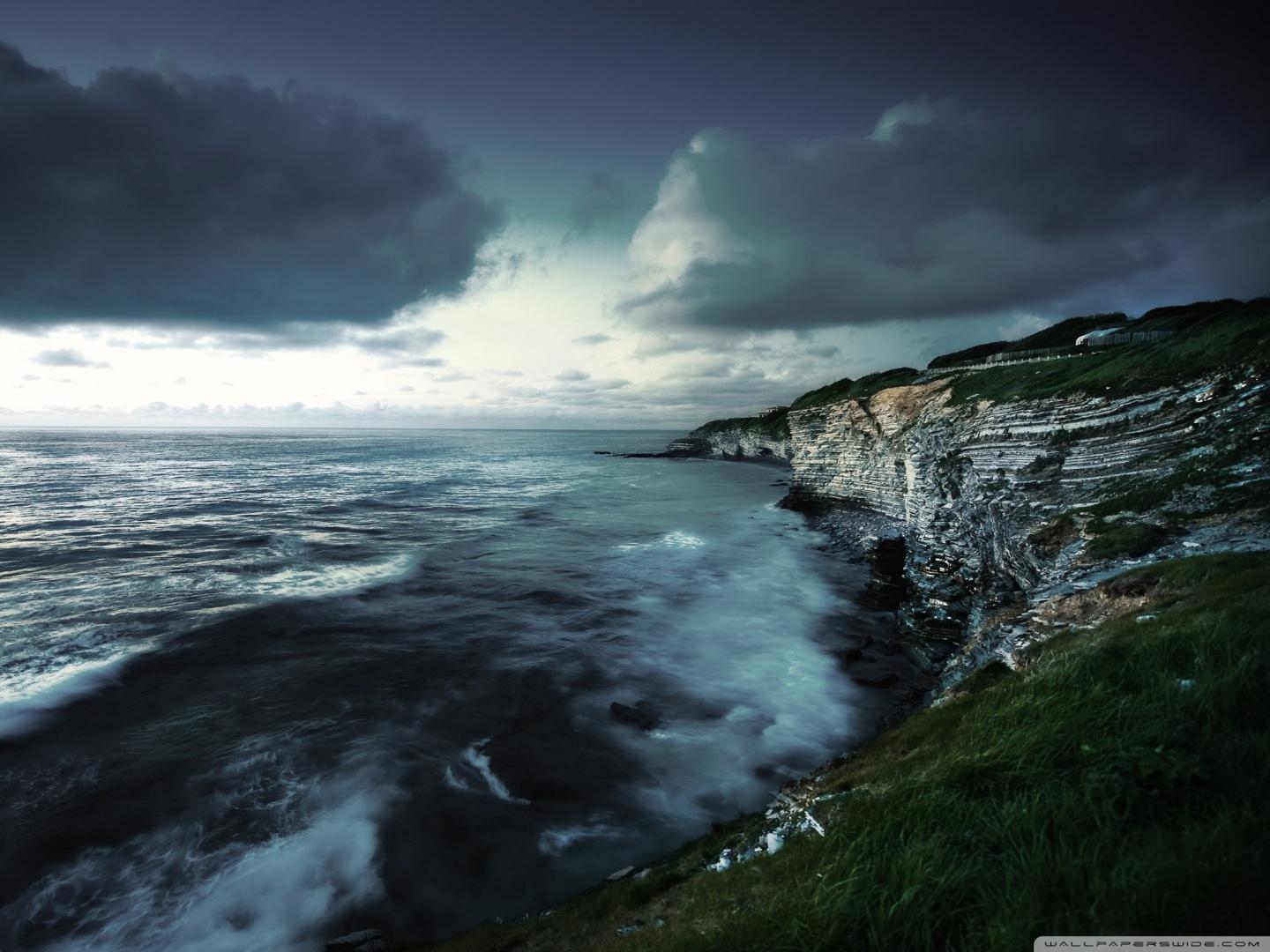 1440x1080 Coast, Stormy Weather Ultra HD Desktop Background Wallpaper for 4K UHD TV : Multi Display, Dual Monitor : Tablet
