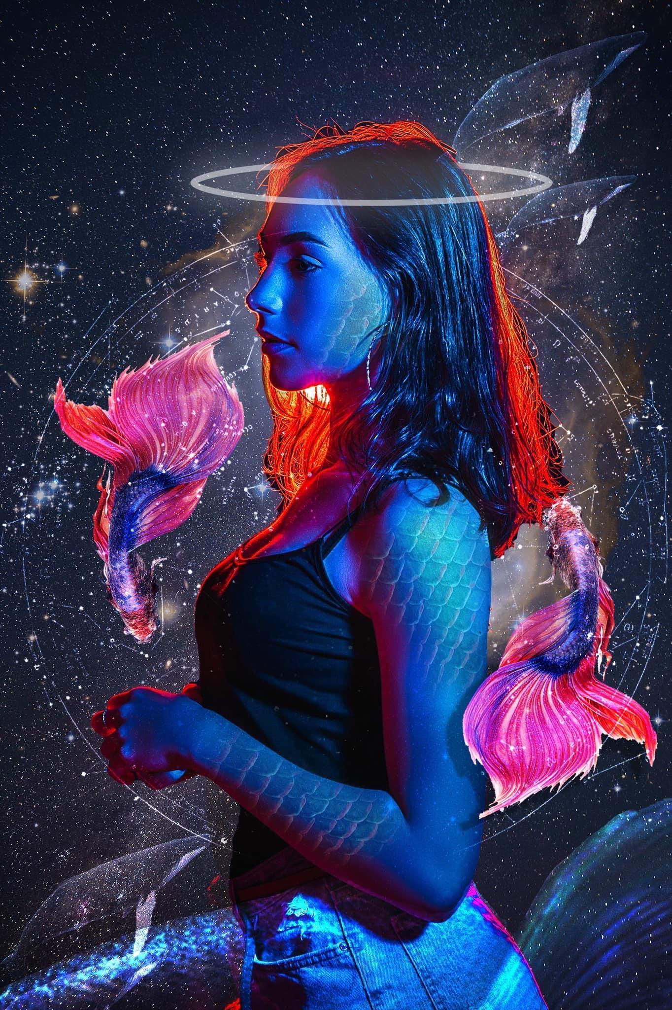 1364x2048 HD Pisces Wallpaper