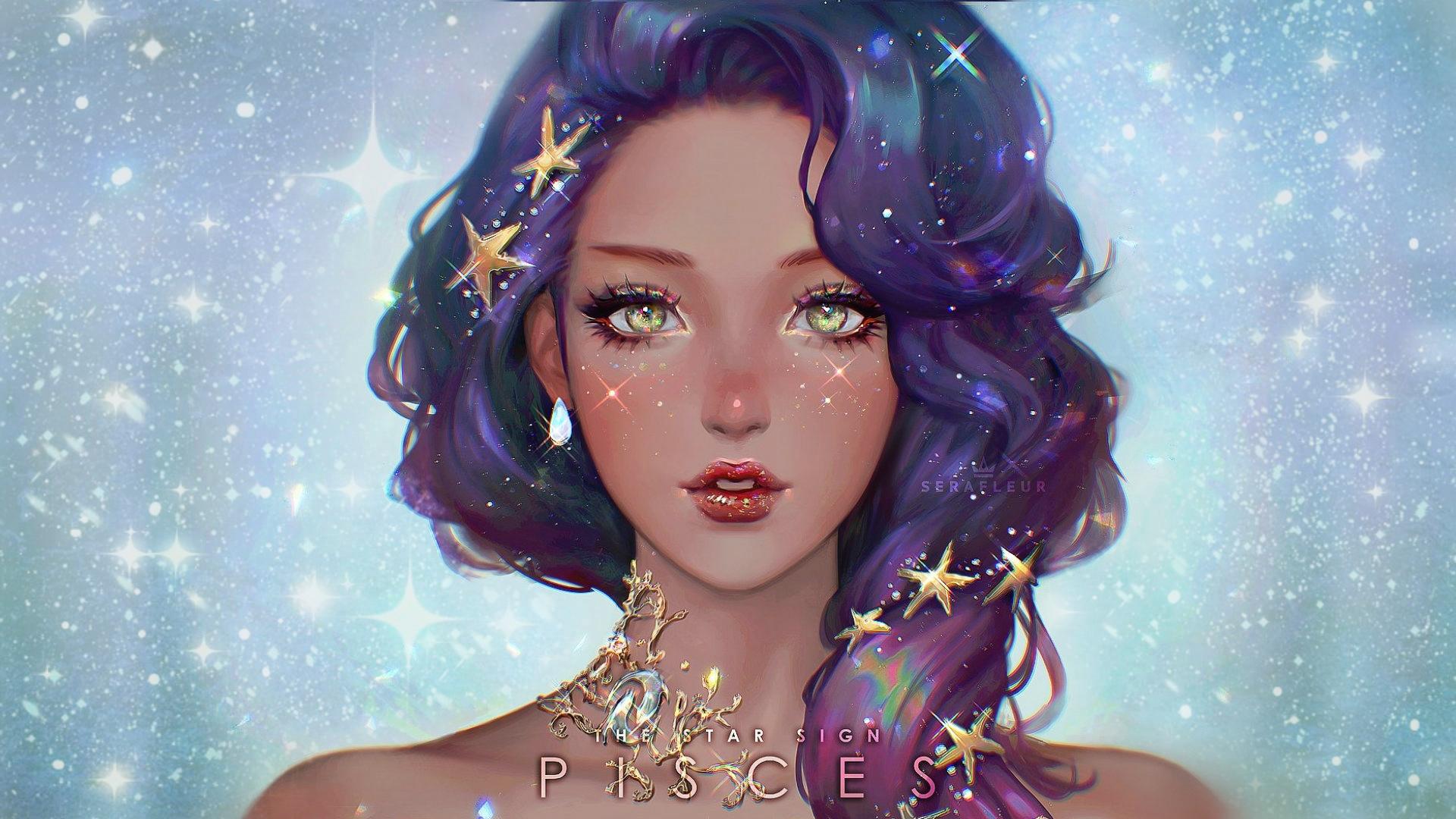 1920x1080 Pisces Woman HD Wallpaper