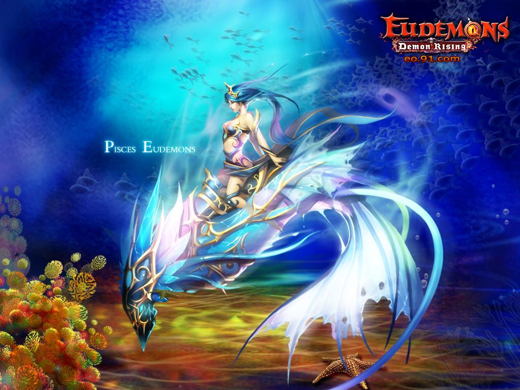1024x768 Pisces Wallpaper 02