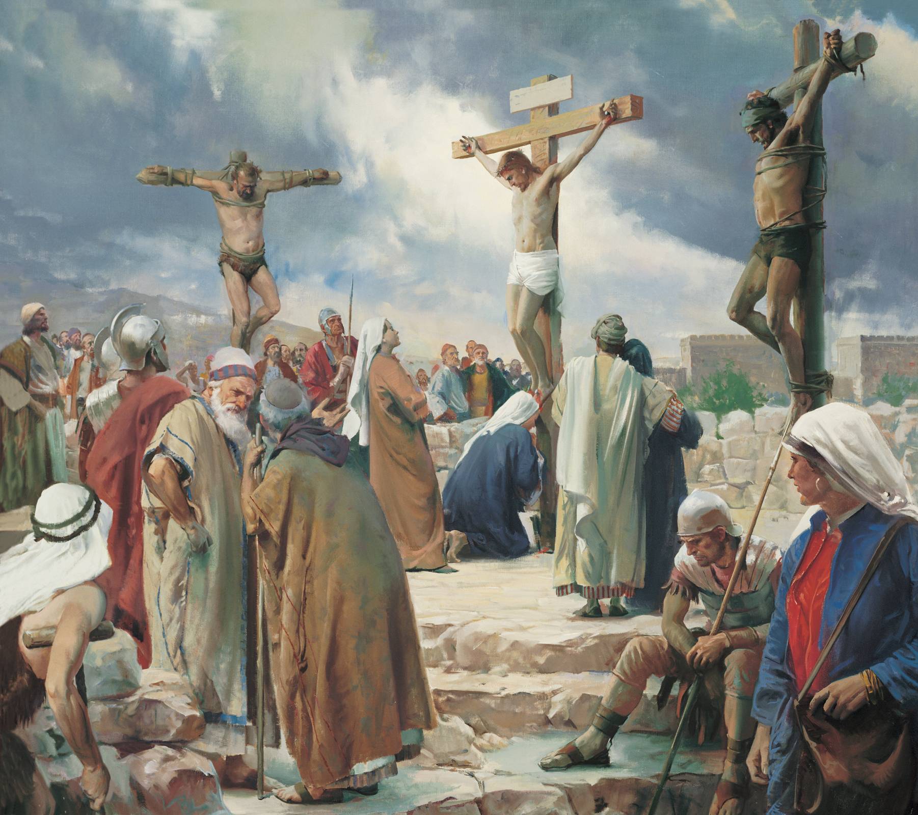 1802x1600 Crucifixion Christ Anderson 39598 Wallpaper Day Saint MissionCast