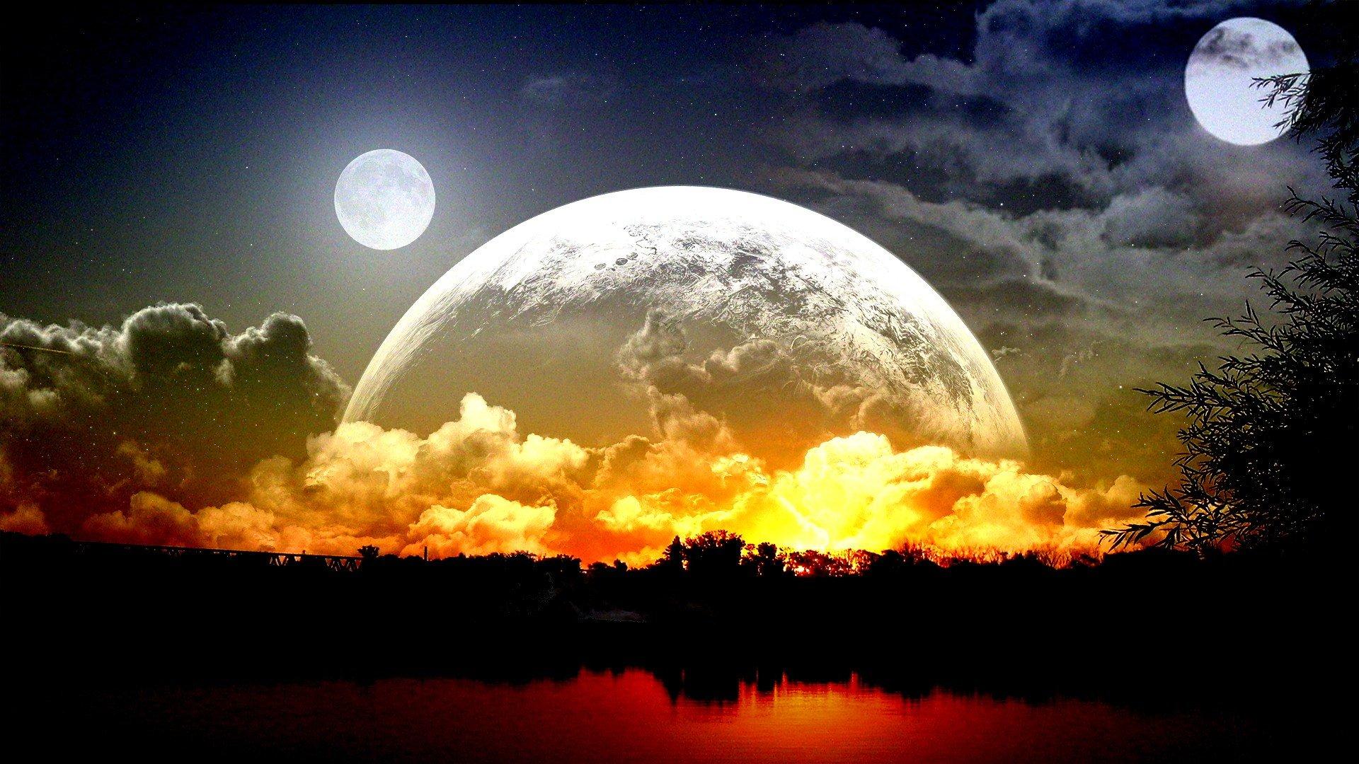 1920x1080 sun, Planets, Photo, Manipulation, Suns Wallpaper HD / Desktop and Mobile Background