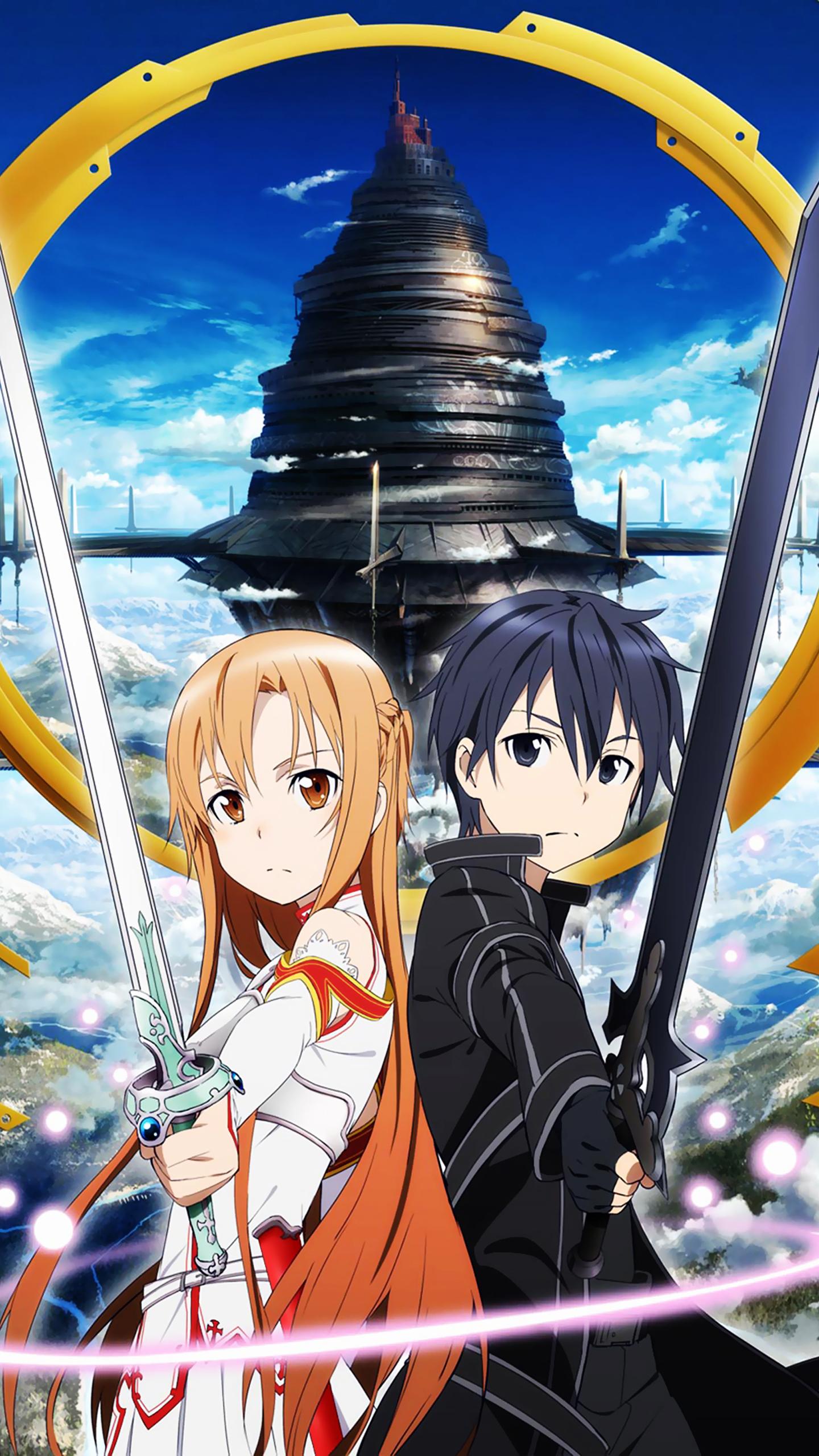 1440x2560 Sword Art Online Kirito Wallpaper Phone HD Wallpaper