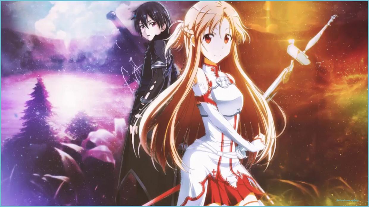 1241x698 Anime Wallpaper ( Sword Art Online, Kirito, Asuna ) And Asuna Wallpaper