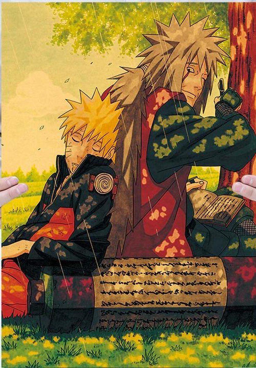 835x1200 Naruto Jiraya Anime Vintage Poster 51x35. bol.com. Anime, Naruto jiraiya, Naruto drawings