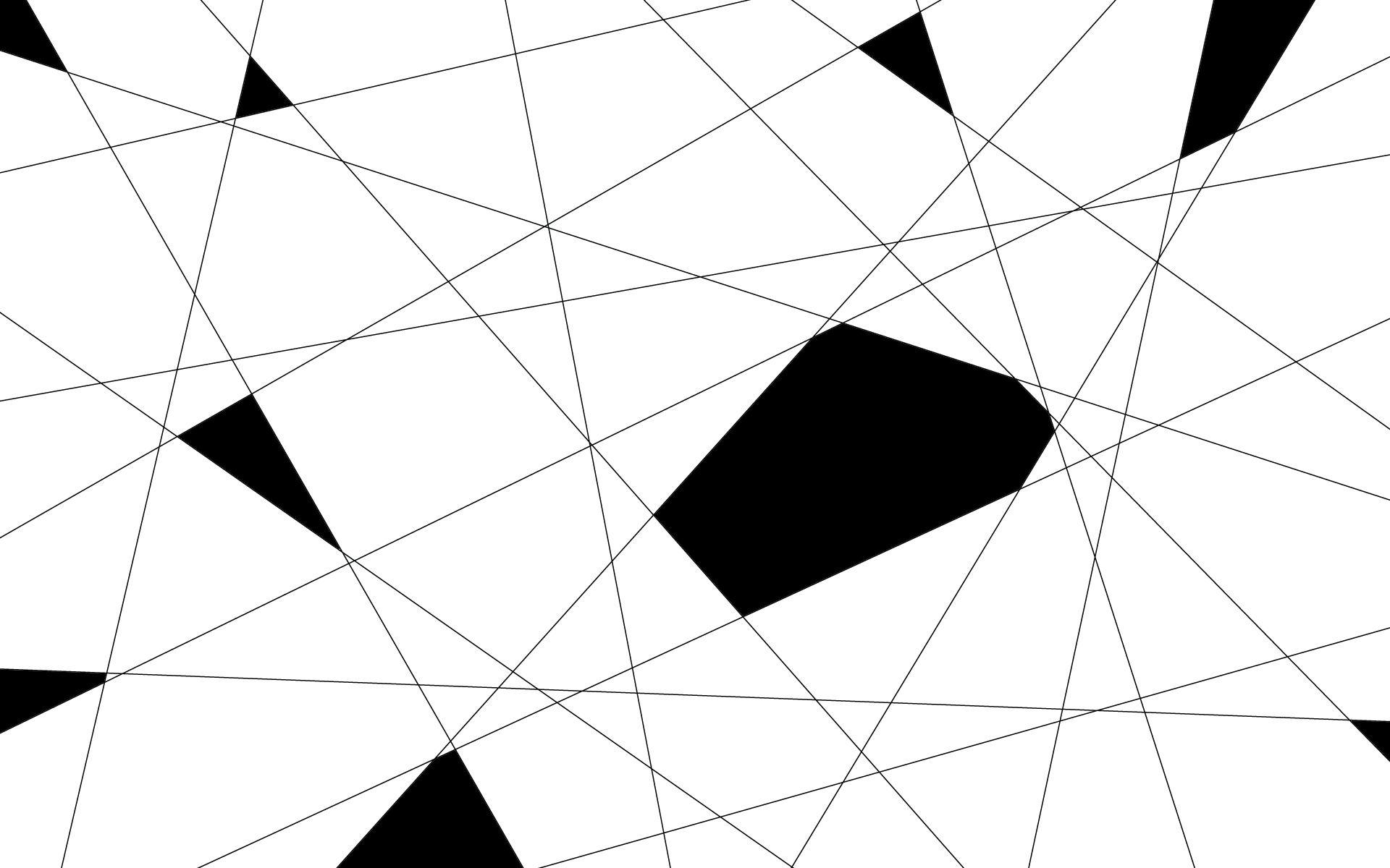 1920x1200 Geometric Black And White Wallpaper