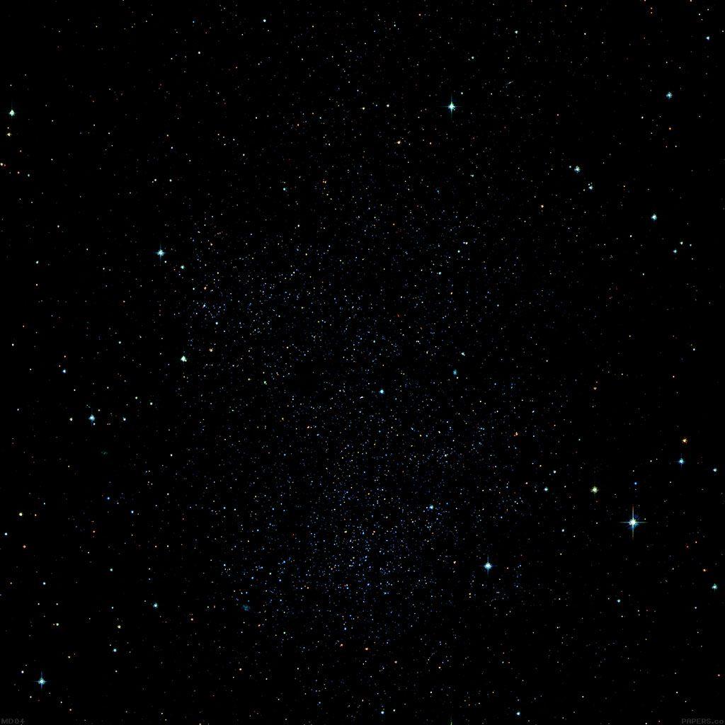 1024x1024 Black Stars iPhone Wallpaper