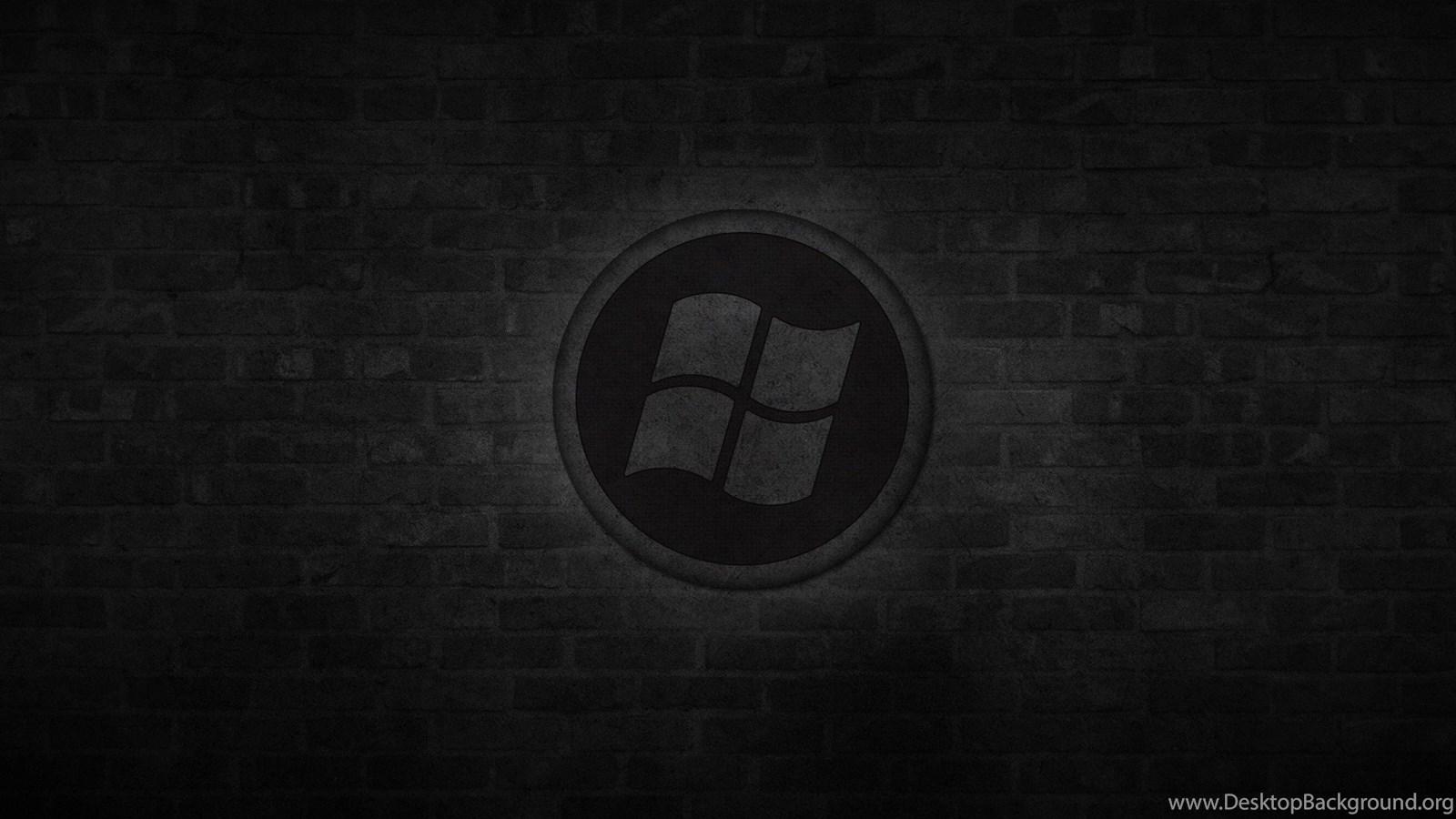 1600x900 Windows: Dark Windows Logo Tech Hi Free Wallpaper For HD 16:9. Desktop Background