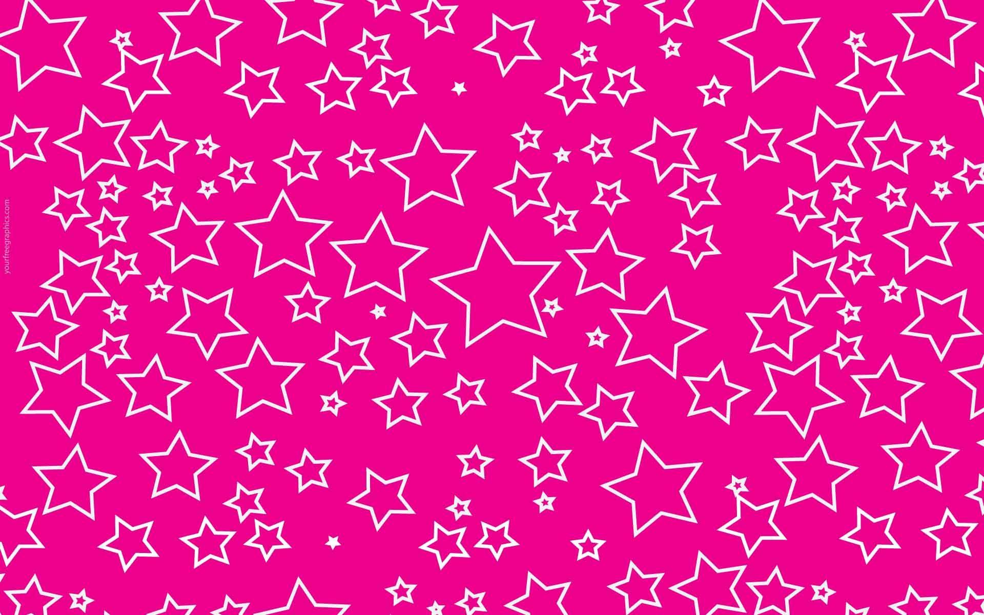 1920x1200 Pink Stars Wallpaper