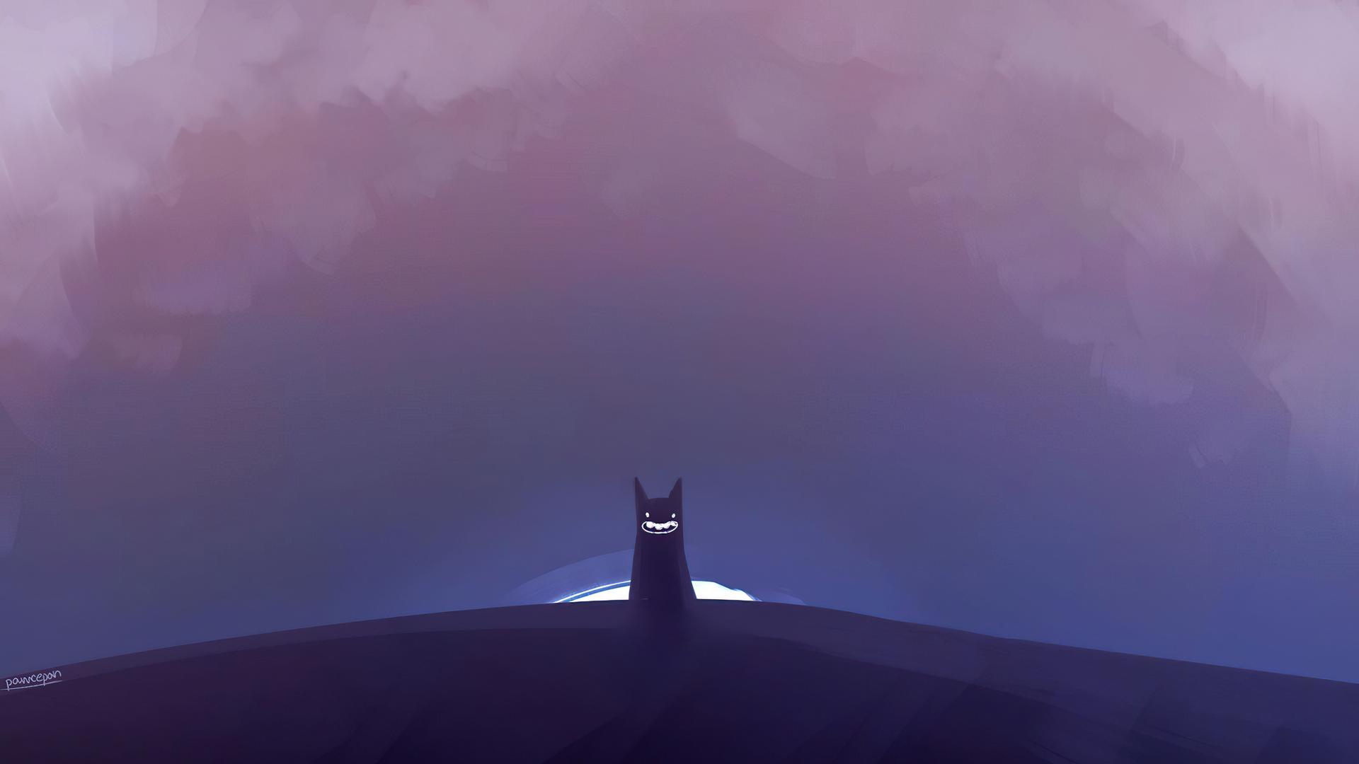 1920x1080 Cat Minimal Halloween 4k Laptop Full HD 1080P HD 4k Wallpaper, Image, Background, Photo and Picture