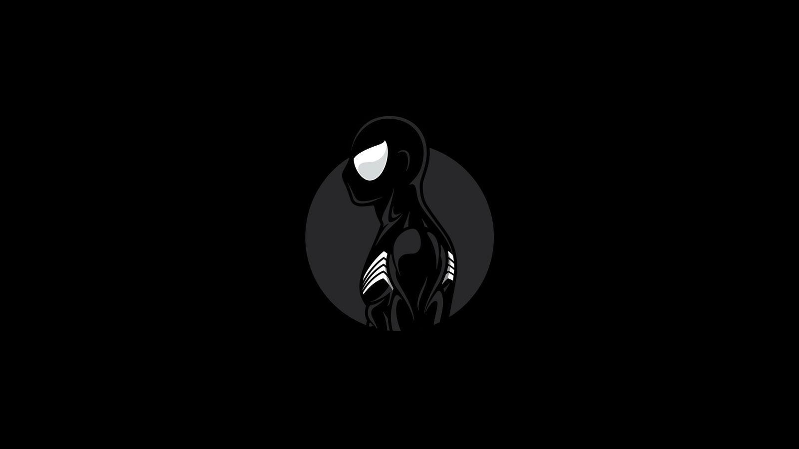 1600x900 Dark Minimalist Venom wallpaper in 1600x900 resolution