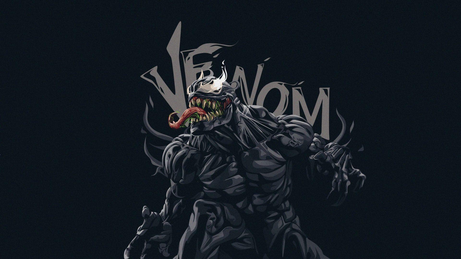 1920x1080 Desktop wallpaper venom, minimal, dark, art, HD image, picture, background, 87d154
