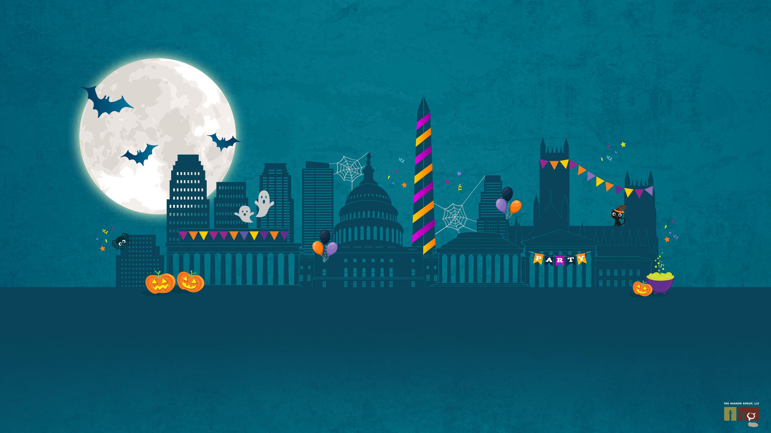 2560x1440 Download Scary, Halloween, night, Washington, cityscape wallpaper, 2560x Dual Wide, Widescreen 16: Widescreen