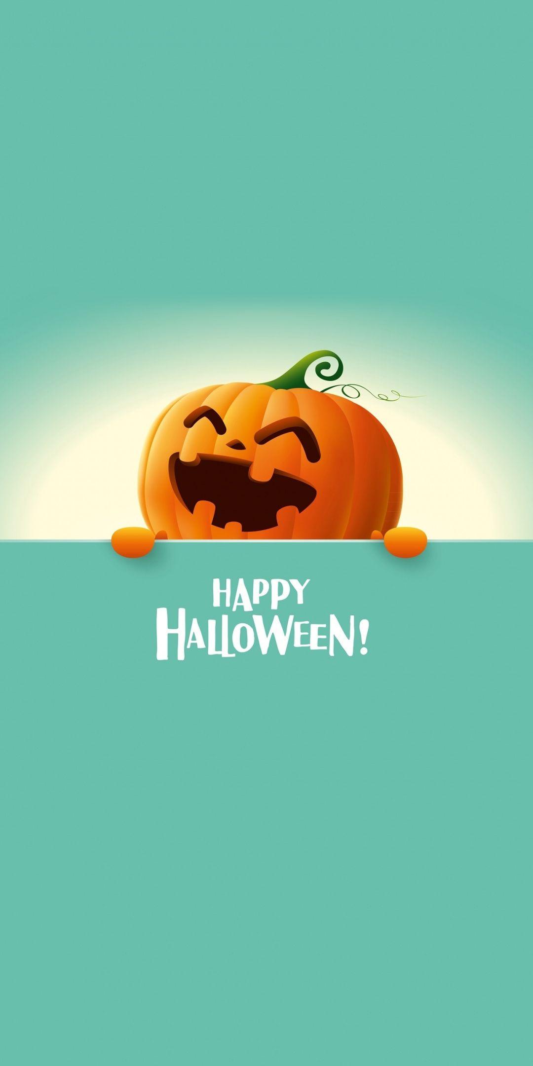 1080x2160 Halloween, pumpkin, minimal, art, 1080x2160 wallpaper. Wallpaper, Pumpkin art, Free HD wallpaper
