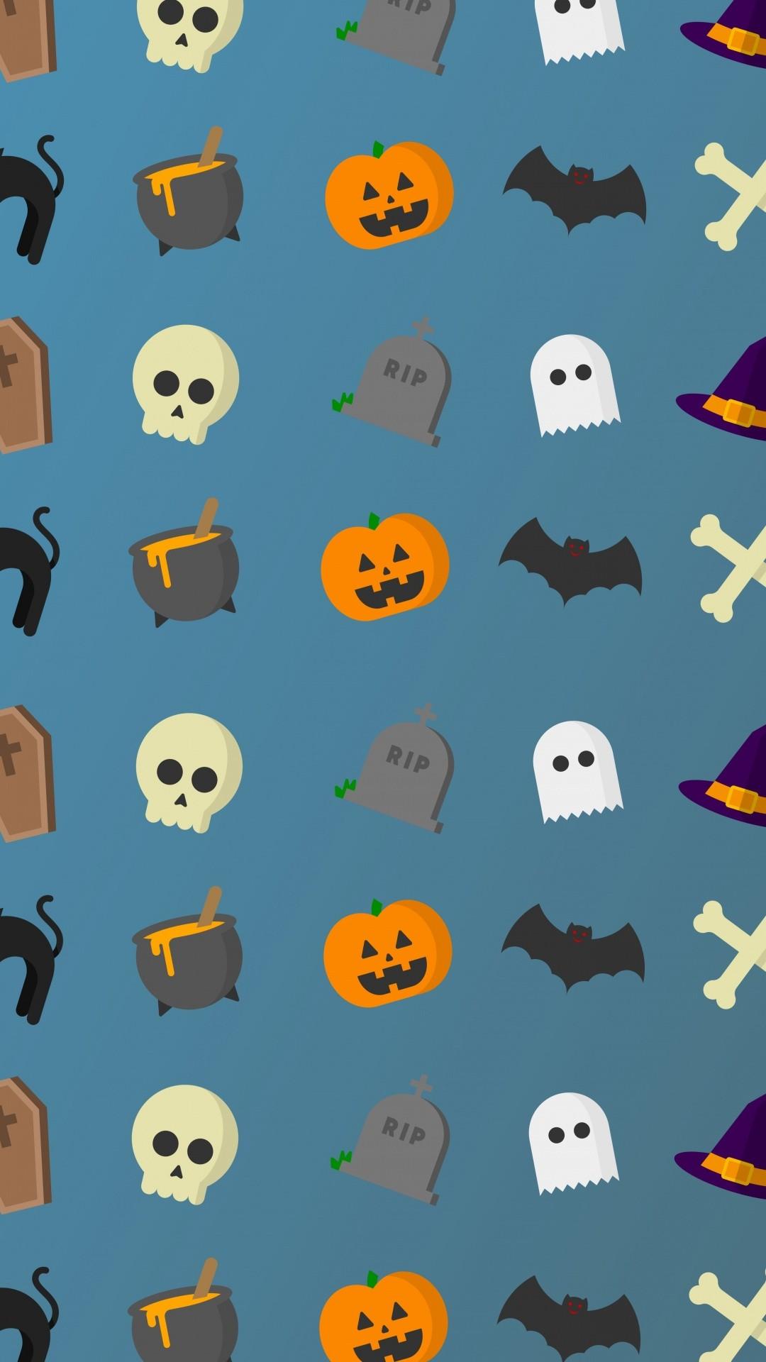 1080x1920 Cute Halloween iPhone Wallpaper