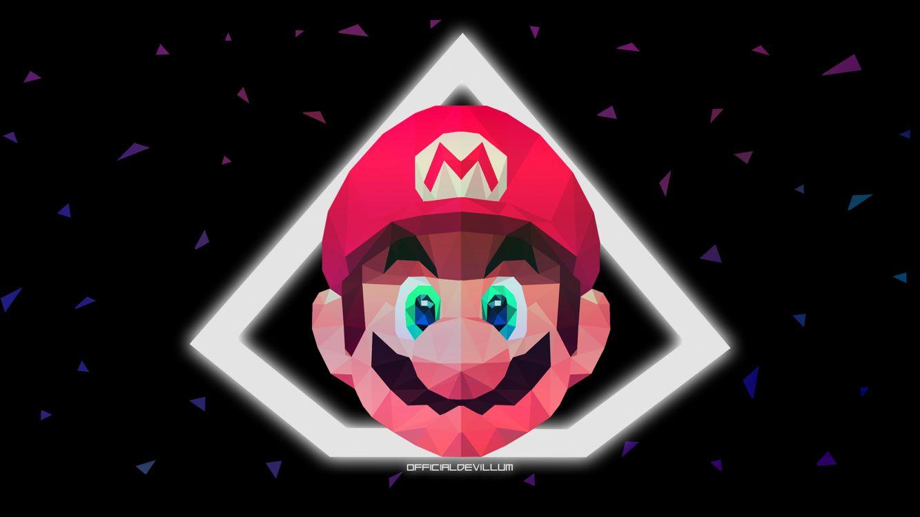 1333x750 Wallpaper Super Mario Minimal, Super Mario Bros, Super Mario Galaxy, Super Mario World, Super Mario Party, Background Free Image