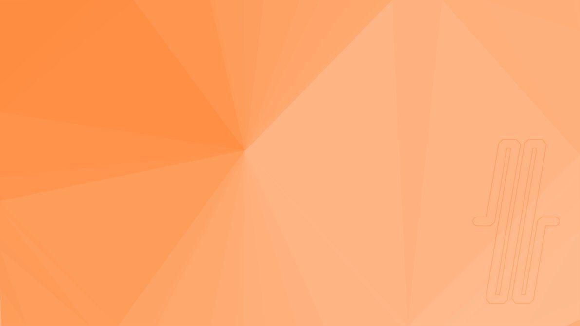 1191x670 Orange polygon wallpaper