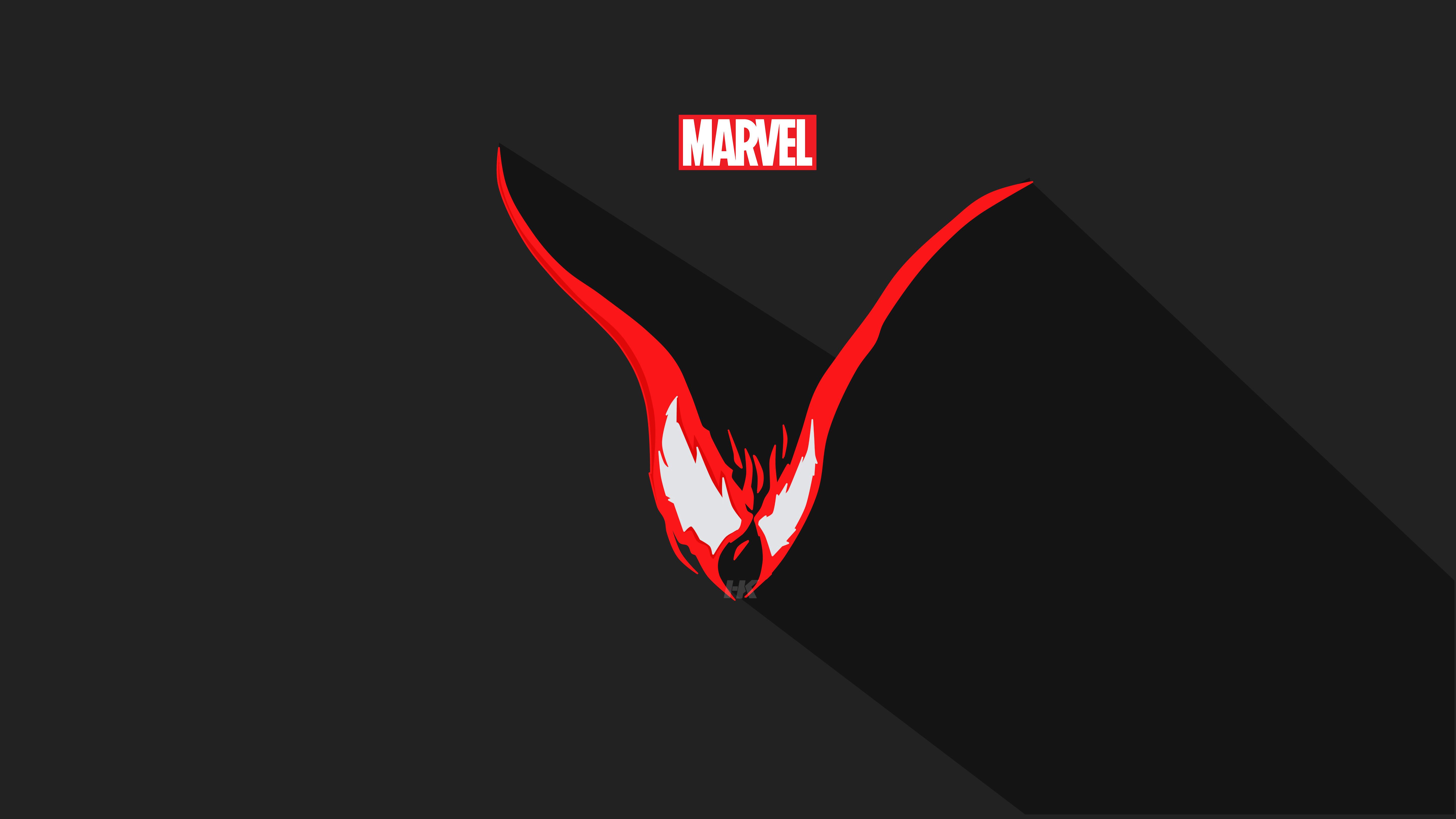5760x3240 Venom Vector Minimalism 4k wallpaper. Mocah HD Wallpaper