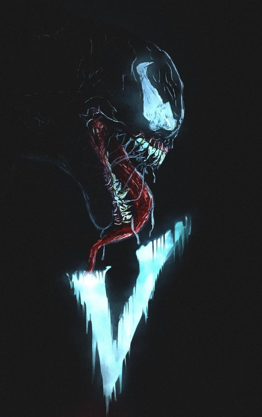 840x1336 Venom, Villain, Minimal, Artwork, Wallpaper Venom Background HD