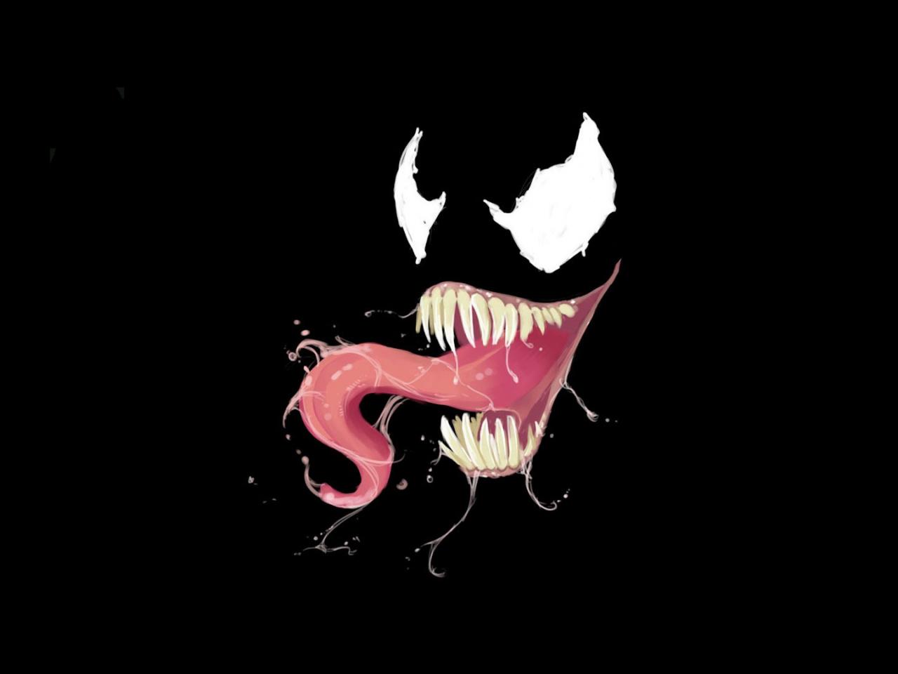 1280x960 Desktop Wallpaper Venom Of Spider Man Of Marvel Comics Minimal, HD Image, Picture, Background, Bafwqz