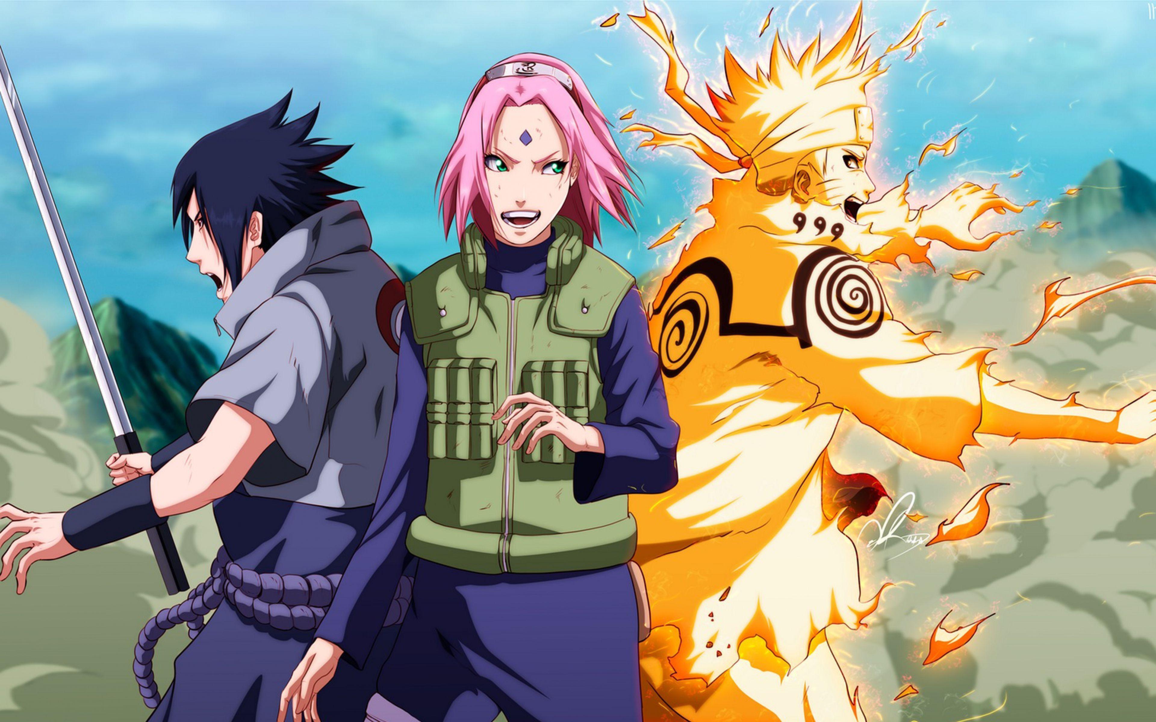 3840x2400 Naruto A Sakura Wallpaper Fresh Naruto Girls Wallpaper Group 50